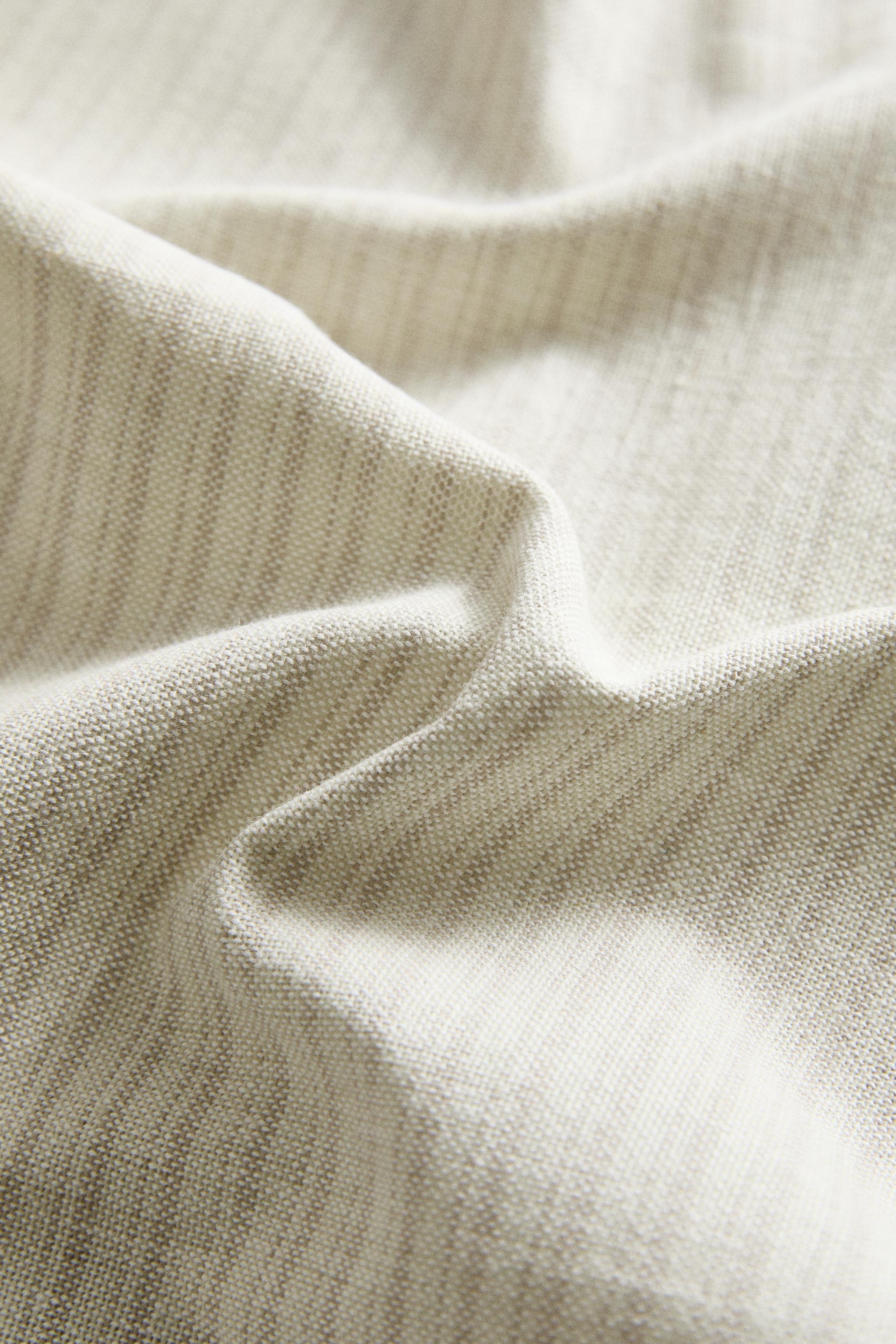 LOT SERVIETTES RAYURES OVERLOCK (LOT DE 2)
